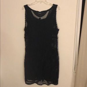 Express Navy Lace dress XL
